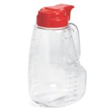 Tablecraft 48 Oz Option&trade; Liquid Dispenser with Red Top