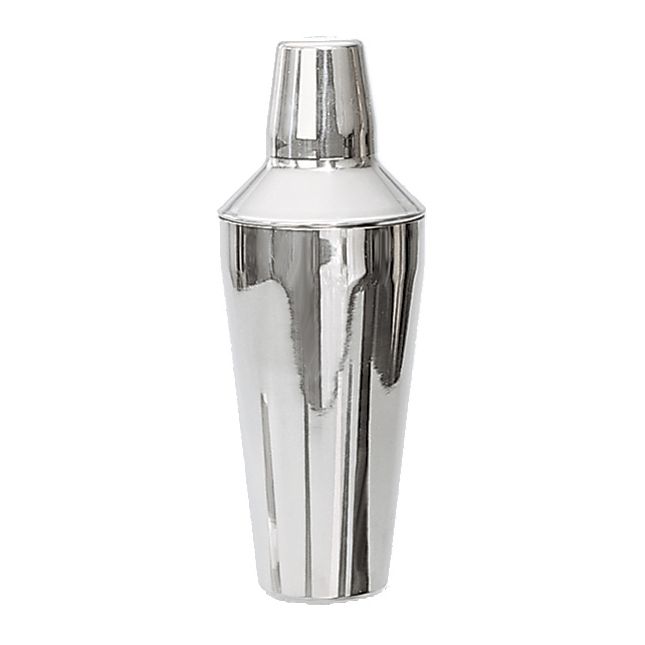 Adcraft&reg; Stainless Steel 12 Oz. Mini Bar Shaker Set