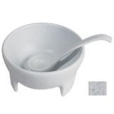 Bugambilia Extra Large Molcajete, Marble White
