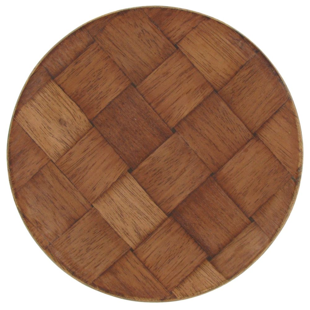 Woven Mahogany 7" Plate