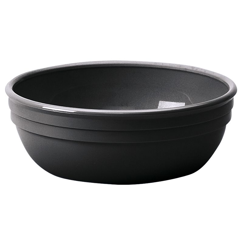 Cambro Small Camwear&reg; Nappie Bowl, Black, 12.5 oz