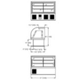 Randell&reg; Refrigerated Remote 61" See-thru Display Case