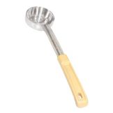 Adcraft&reg; Stainless Steel Perforated 3 Oz. Beige Ladoon
