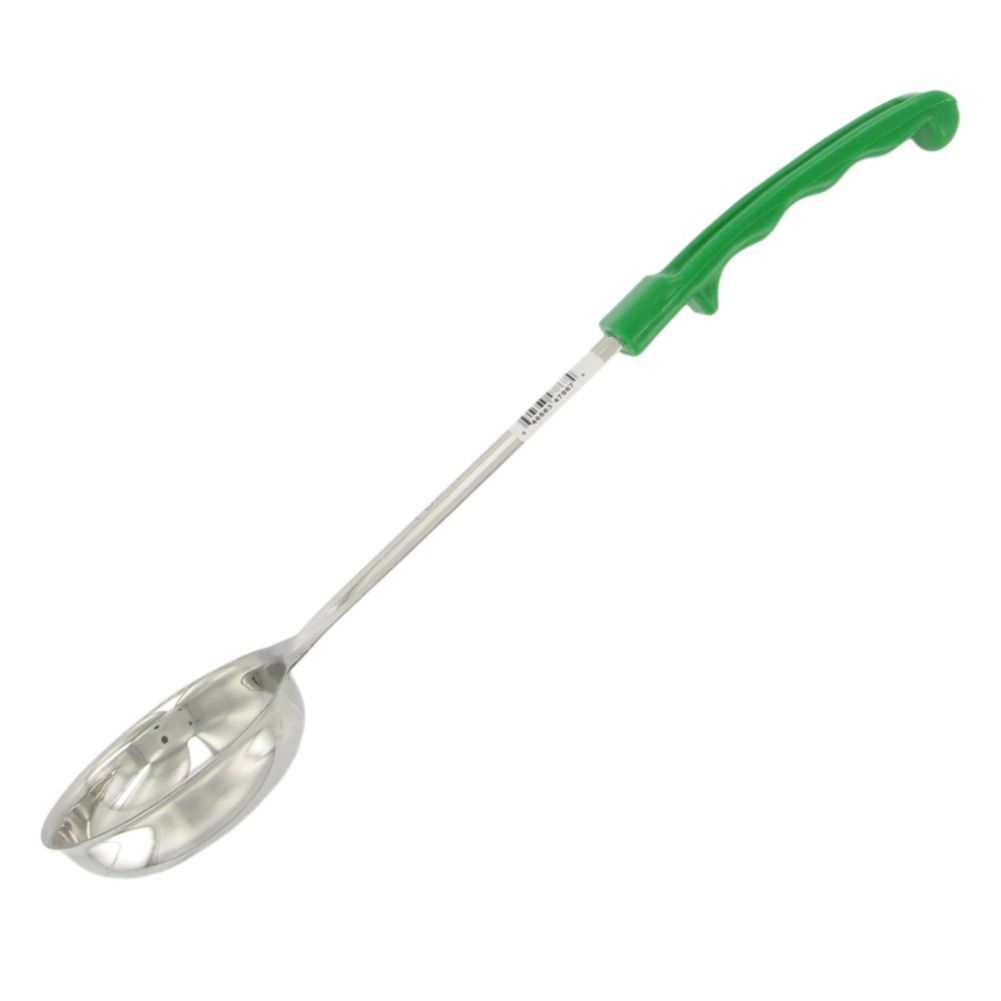 Adcraft&reg; Stainless Steel Solid 4 Oz. Green Ladoon