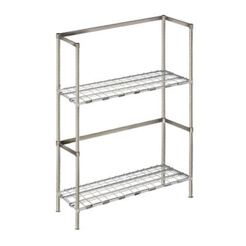 Focus Foodservice Chromate 18 x 60 x 63" Beer Keg Rack for 6 Kegs