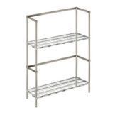 Focus Foodservice Chromate 18 x 60 x 63" Beer Keg Rack for 6 Kegs