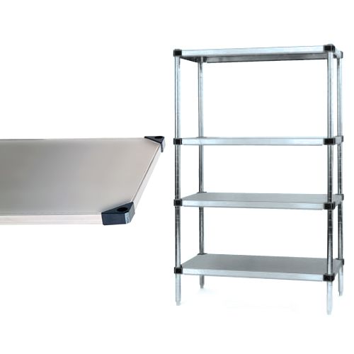 Metro&reg; S/S Flat Solid 18" x 42" HD Super&trade; Shelf