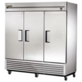 True&reg; Reach-In 3-Section Solid Swing Door 72 Cu Ft Freezer