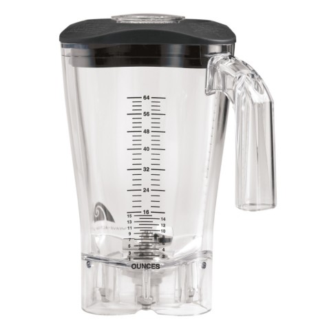 Hamilton Beach 6126-908R 44 oz. Polycarbonate Container with Blade and Lid  for HBB908R and HBB908R