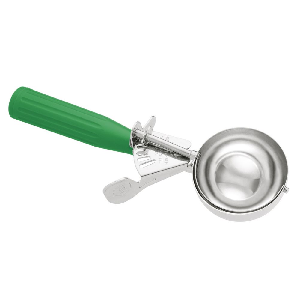 Hamilton Beach Portion Control #12 Thumb-Action Disher, Green Handle