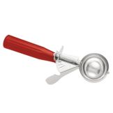 Hamilton Beach S/S Portion Control #24 Thumb-Action Disher, Red Handle