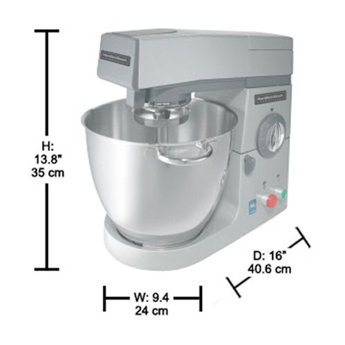 Hamilton Beach Commercial 7 Qt Commercial Stand Mixer w/ S/S Bowl