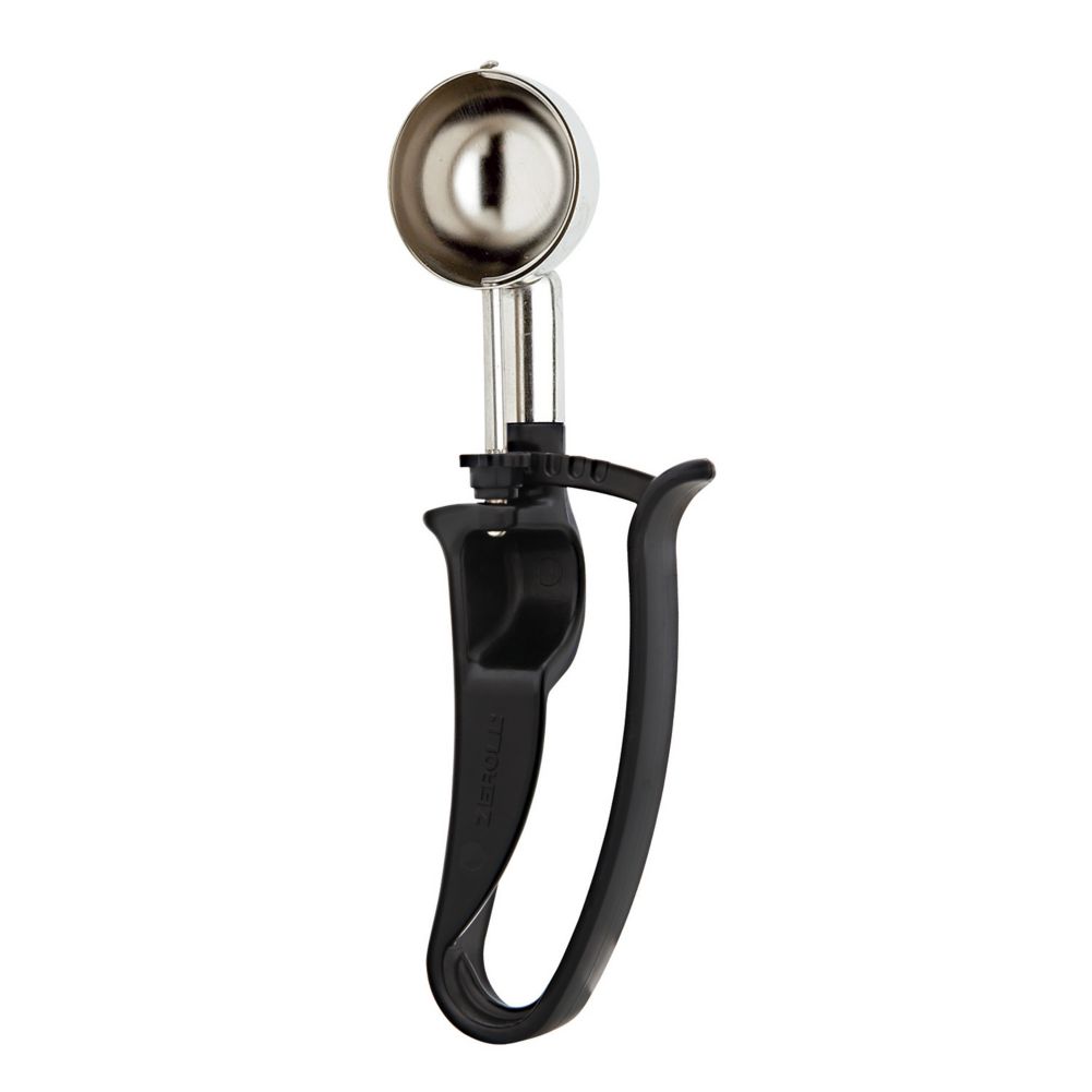 Zeroll #30 Universal Black EZ Disher w/ Stainless Steel Bowl