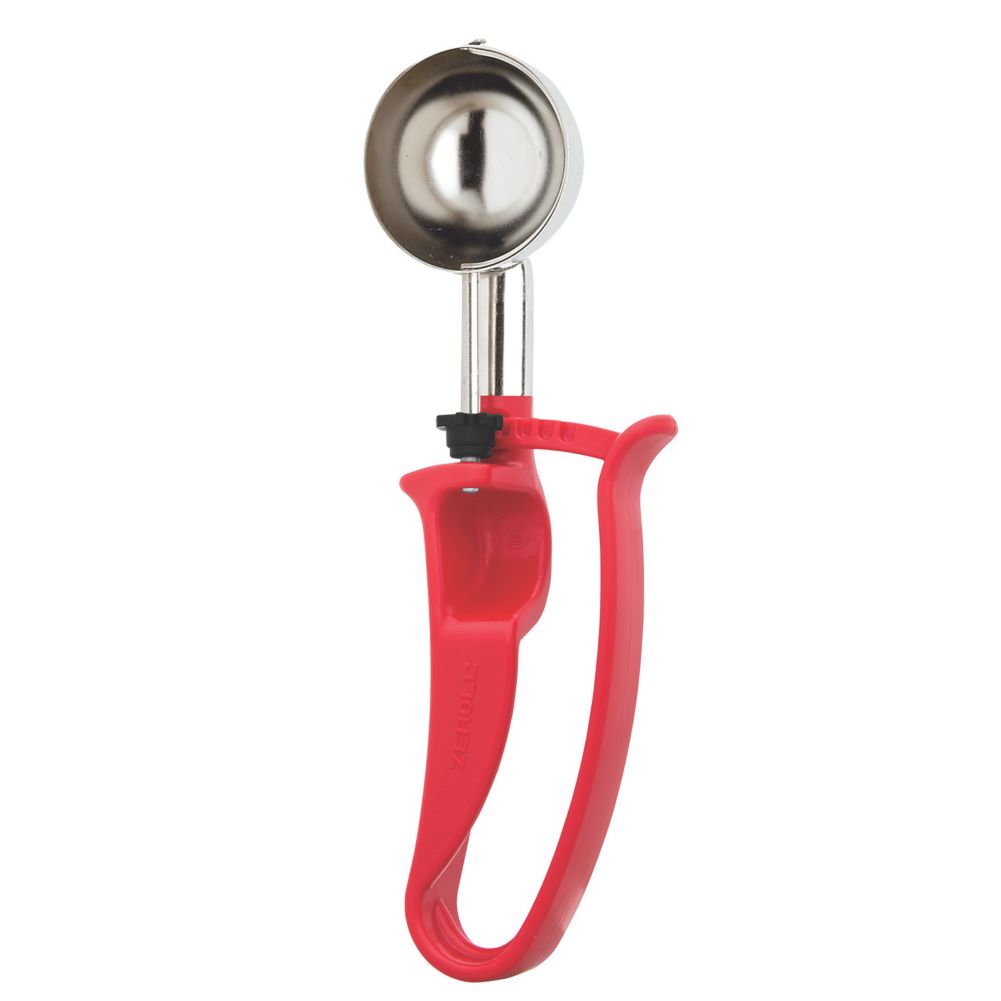 Zeroll #24 Universal Red EZ Disher w/ Stainless Steel Bowl