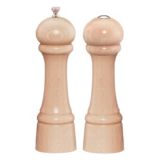 Chef Specialties Natural 8" Windsor Pepper Mill / Salt Shaker Set
