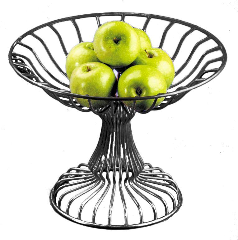 Dover European Metalworks Steel Pewter Look 12"H Footed Bowl