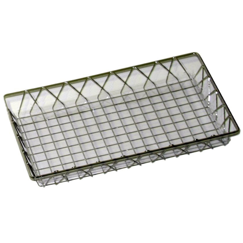 Dover European Metalworks Nickel / Chrome Wire French Pastry Tray