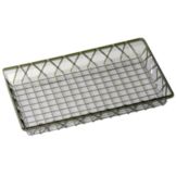 Dover European Metalworks Nickel / Chrome Wire French Pastry Tray