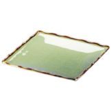 Dover Metals Celery Green 9" Square Coloma Plate