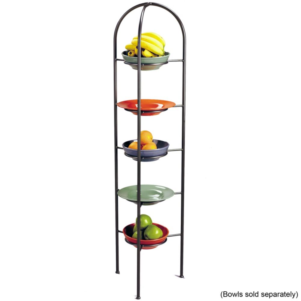 Dover European Metalworks 60 "H Steel / Pewter Look Butler Stand