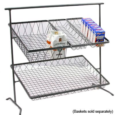 Dover European Metalworks Pewter Look 27"H Grande Pane Stand