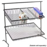 Dover European Metalworks Pewter Look 27"H Grande Pane Stand
