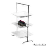 Dover European Metalworks Steel / Pewter Look 3-Tier Ravello Stand