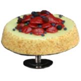Dover Normandy Hotelware Polished Cast Aluminum Medium Round Riser