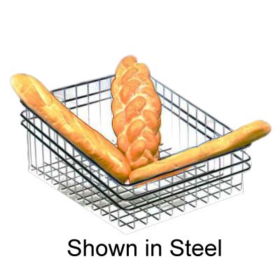 Dover European Metalworks Nickel Chrome Slanted Wire Bakery Basket