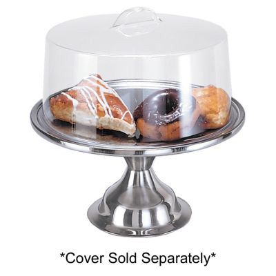 Adcraft&reg; 13-1/2" Stainless Steel Cake Stand