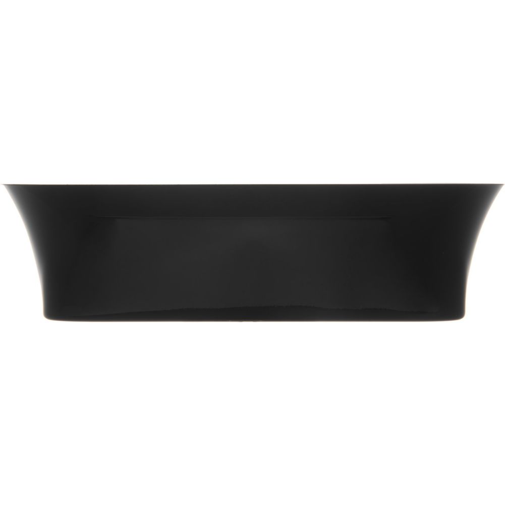 Rectangular Deli Crock, Black, 10" x 6"