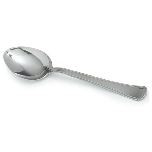 Carlisle&reg; Aria&trade; 12" Stainless Steel Solid Serving Spoon