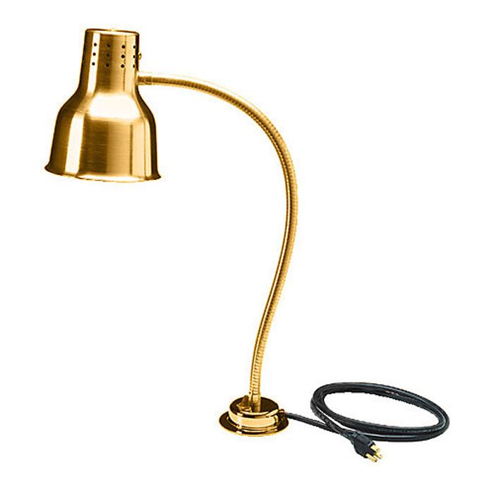 Carlisle&reg; Flexiglow Heat Lamp / Carving Station, Gold