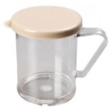 Shaker/Dredge w/ Salt and Pepper Lid, Beige, 9 oz.