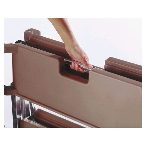 Carlisle&reg; Fold 'N Go&reg; Black Cart