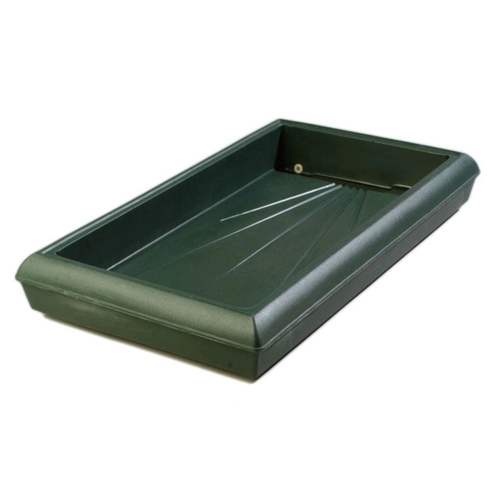 Carlisle Forest Green Five Star Buffet Bar Pan, 48"
