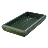 Carlisle Forest Green Five Star Buffet Bar Pan, 48"