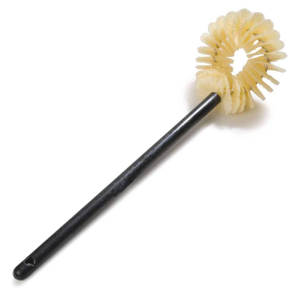 Carlisle Bowl Brush w/Plastic Handle, Cream, 21"