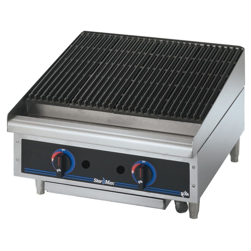 Star&reg; Mfg. Star-Max&reg; Lava Rock Gas 24" Char-Broiler