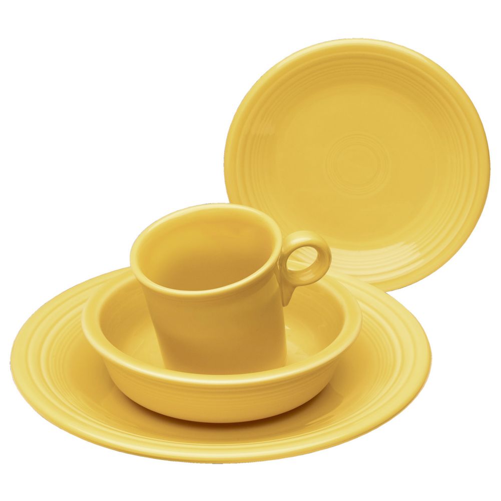 Homer Laughlin China Fiesta&reg; Sunflower 16-Piece Place Setting Box