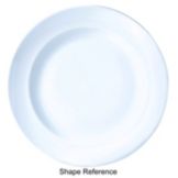 Steelite Intl. Monaco Ambassador Burgundy Plate, 10-5/8"