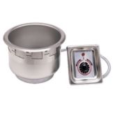 APW Wyott, 7 Qt. Round Drop-In Soup Well w/ E-Z Fill, SM-50-EZ-7D