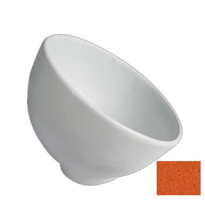 Bugambilia Tangerine Resin Coated 37.2 Oz Medium Sphere Buffet Bowl