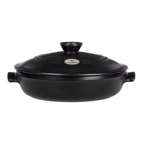 Black 3.4 Qt Braiser W/ Lid, 11" Diam
