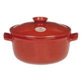 Emile Henry Red Round 2.6 Qt Stew Pot