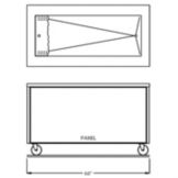 Randell&reg; 60" Enclosed Base Iced Cold Food Table