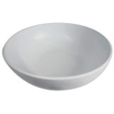 Bugambilia Medium Deep Round Buffet Bowl, Solid White, 135-1/4 oz