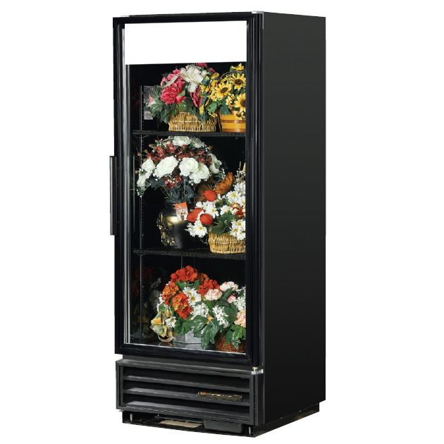 True&reg; Glass Door Refrigerator Merchandiser w / No Sign, 12 Cu Ft