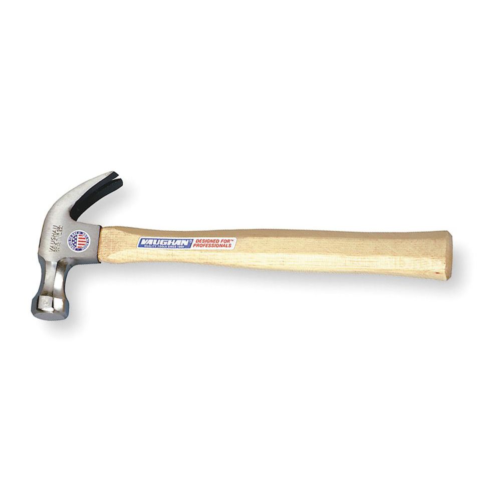 Vaughan Claw Hammer w/ Hickory Handle, 16 oz Head, 13-1/2"