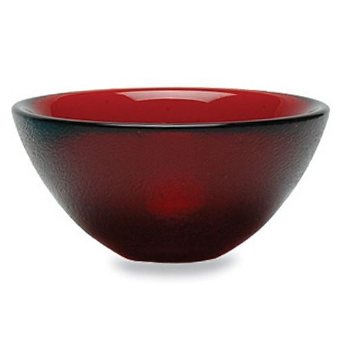 Fortessa D&V Accentz Glass Copetta Red 3-1/4" Dipping Dish
